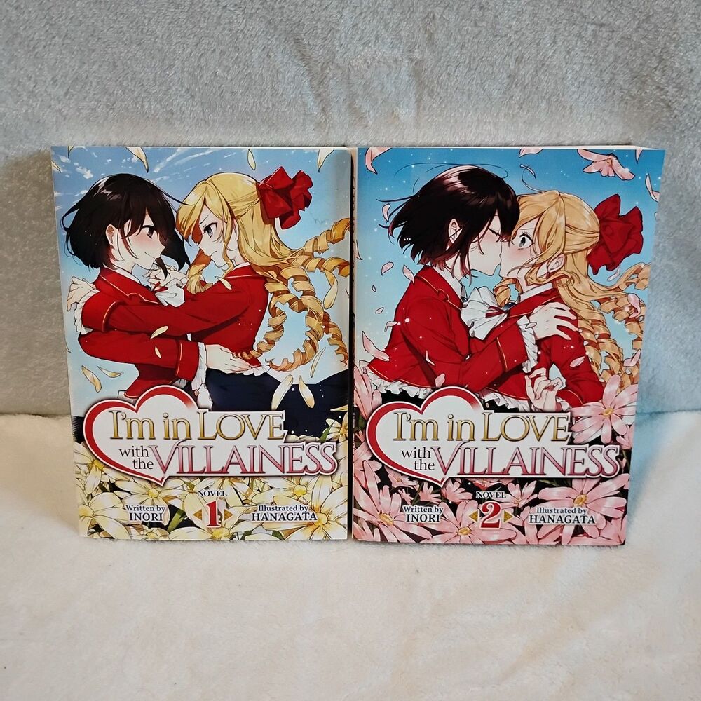 I'm in Love with the Villainess Light Novel Vol 1 & 2
